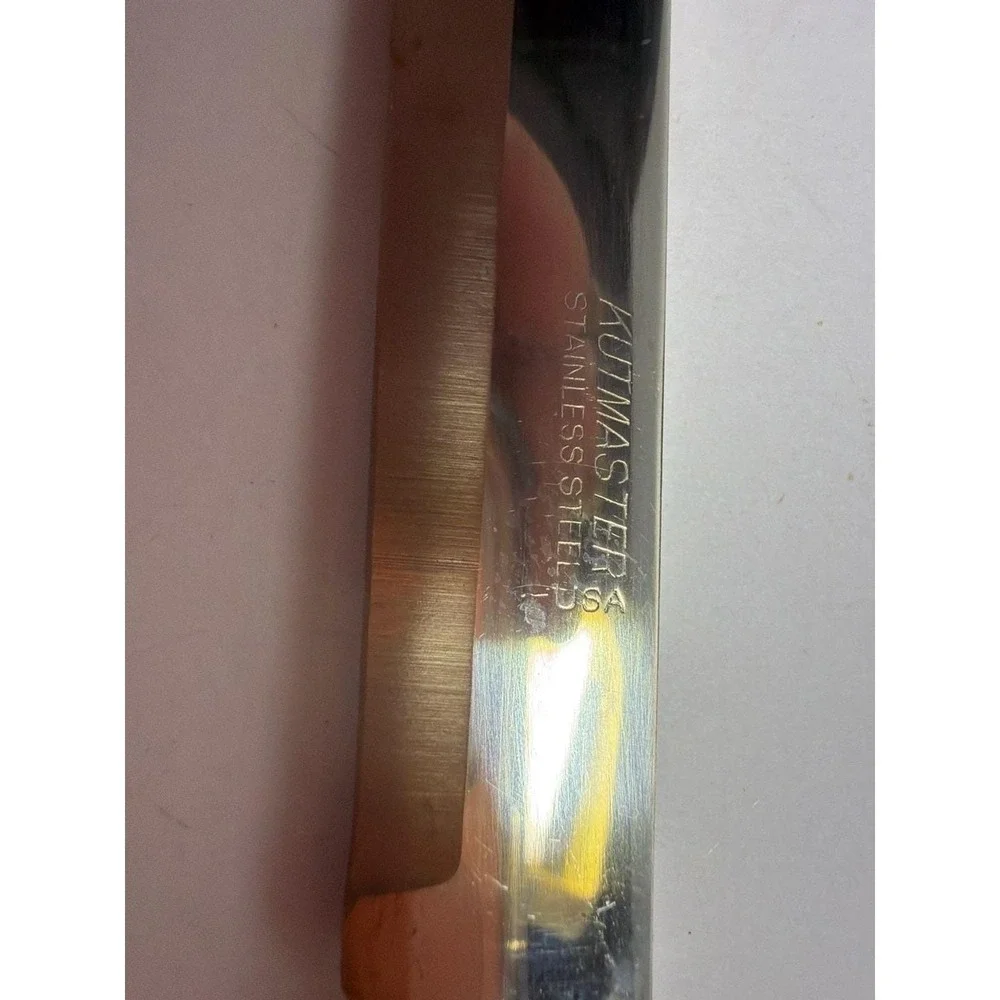 Vintage Kutmaster 5-Piece Steak Knife Set, Stainless Steel & Wood, Made in‎ USA